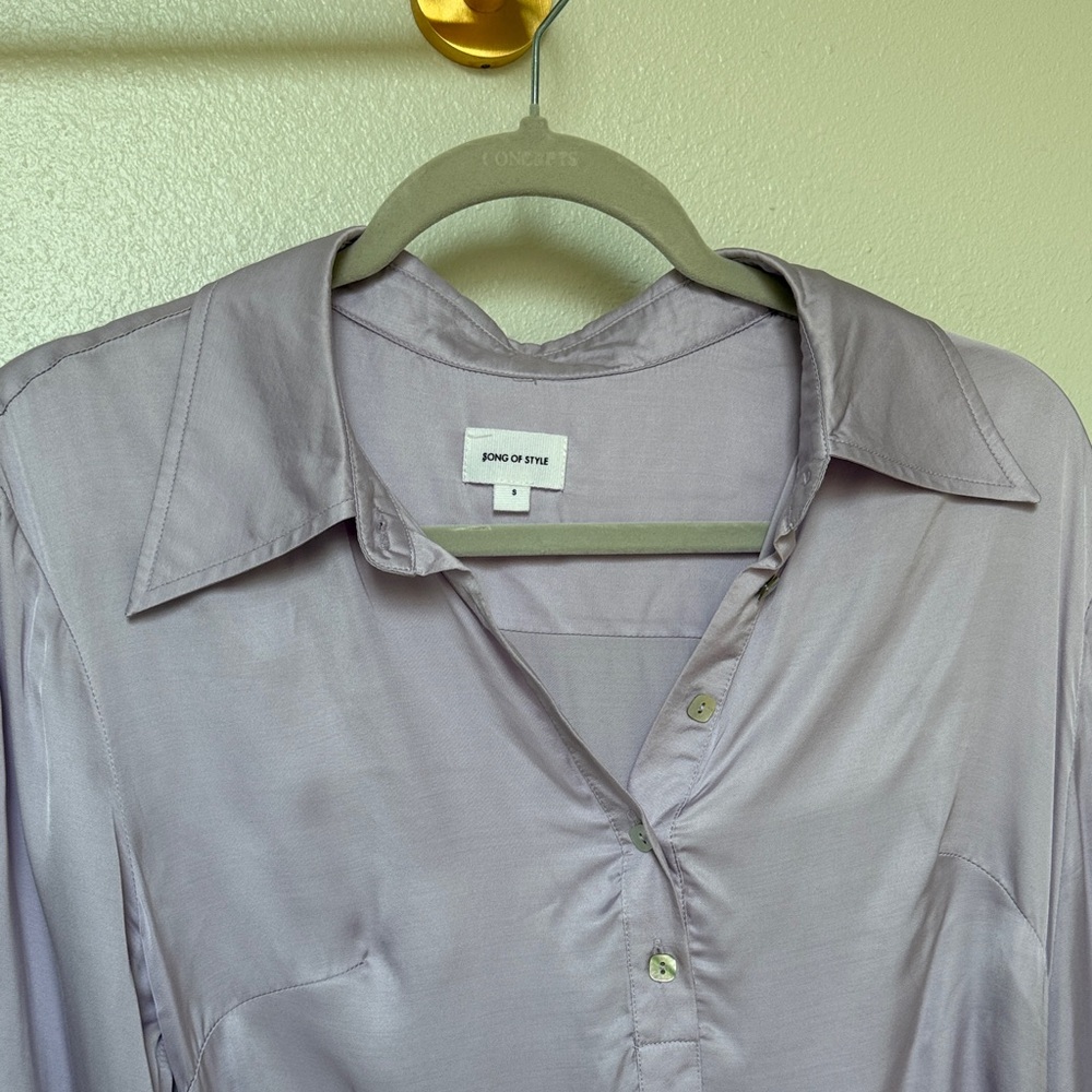 Song of Style Quinn Mini  Soft Purple Dress - Picture 4 of 7